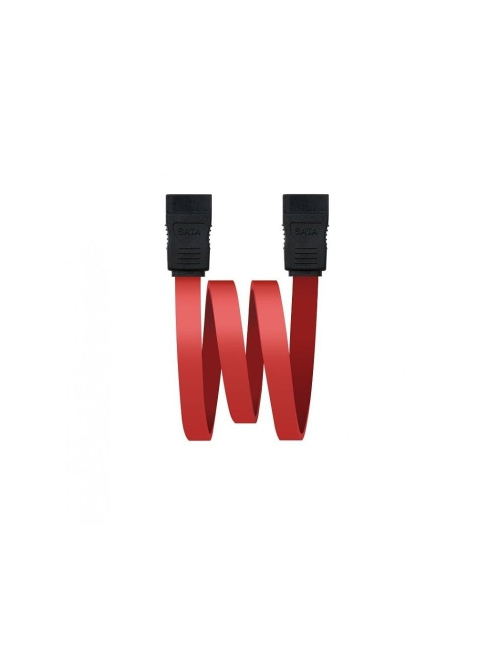 Cable SATA Nanocable 10.18.0101-OEM/ SATA Hembra - SATA Hembra/ 50cm/ Rojo