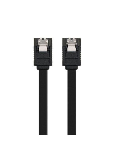 Cable SATA III Nanocable 10.18.1001-BK/ 50cm/ Negro