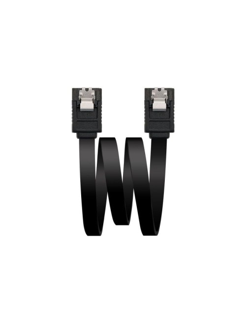 Cable SATA III Nanocable 10.18.1001-BK/ 50cm/ Negro