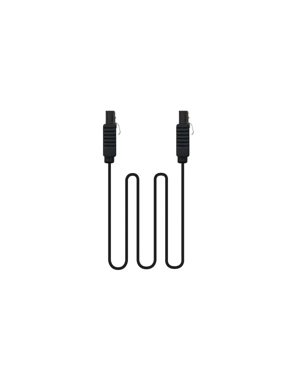 Cable SATA III Nanocable 10.18.1001-BK/ 50cm/ Negro