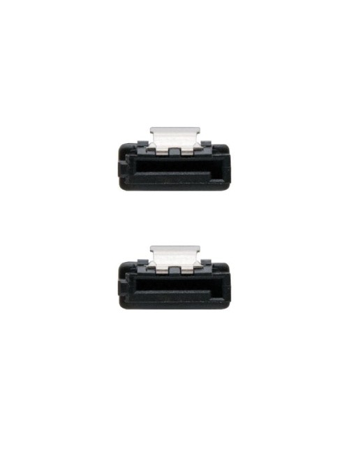 Cable SATA III Nanocable 10.18.1001-BK/ 50cm/ Negro