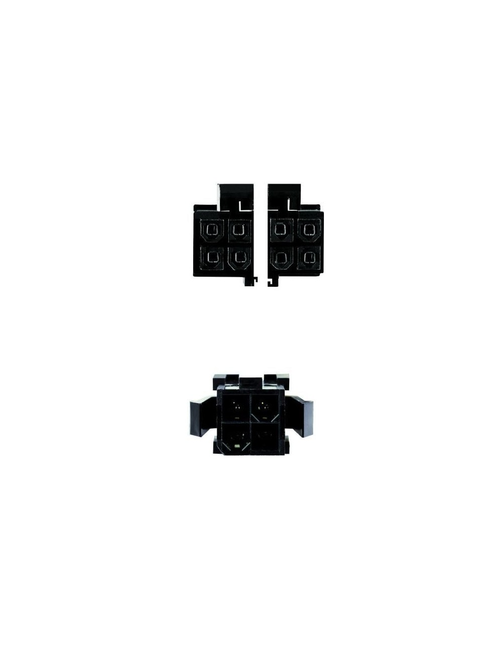 Cable de Alimentación Microprocesador Nanocable 10.19.1401/ Molex -4+4 PIN Macho - Molex 4 PIN Hembra/ 15cm