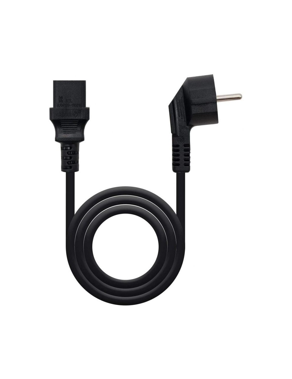 CABLE D'ALIMENTACIÓ NANOCABLE - SCHUKO MASCLE A C13 FEMELLA - 3MTS - NEGRE ( 10.22.0103 )