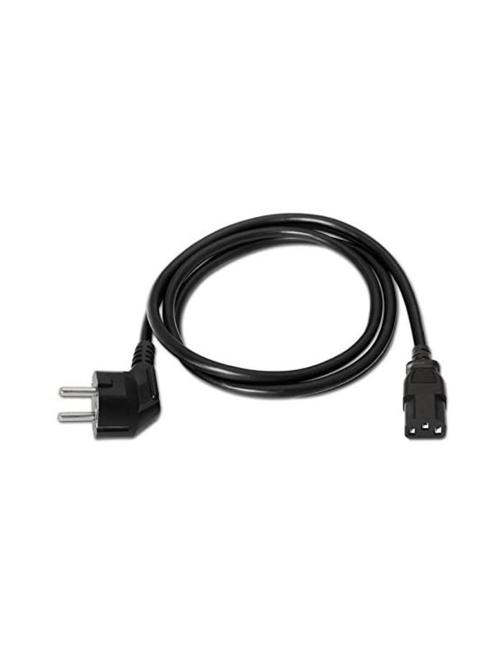 CABLE D'ALIMENTACIÓ NANOCABLE - SCHUKO MASCLE A C13 FEMELLA - 3MTS - NEGRE ( 10.22.0103 )