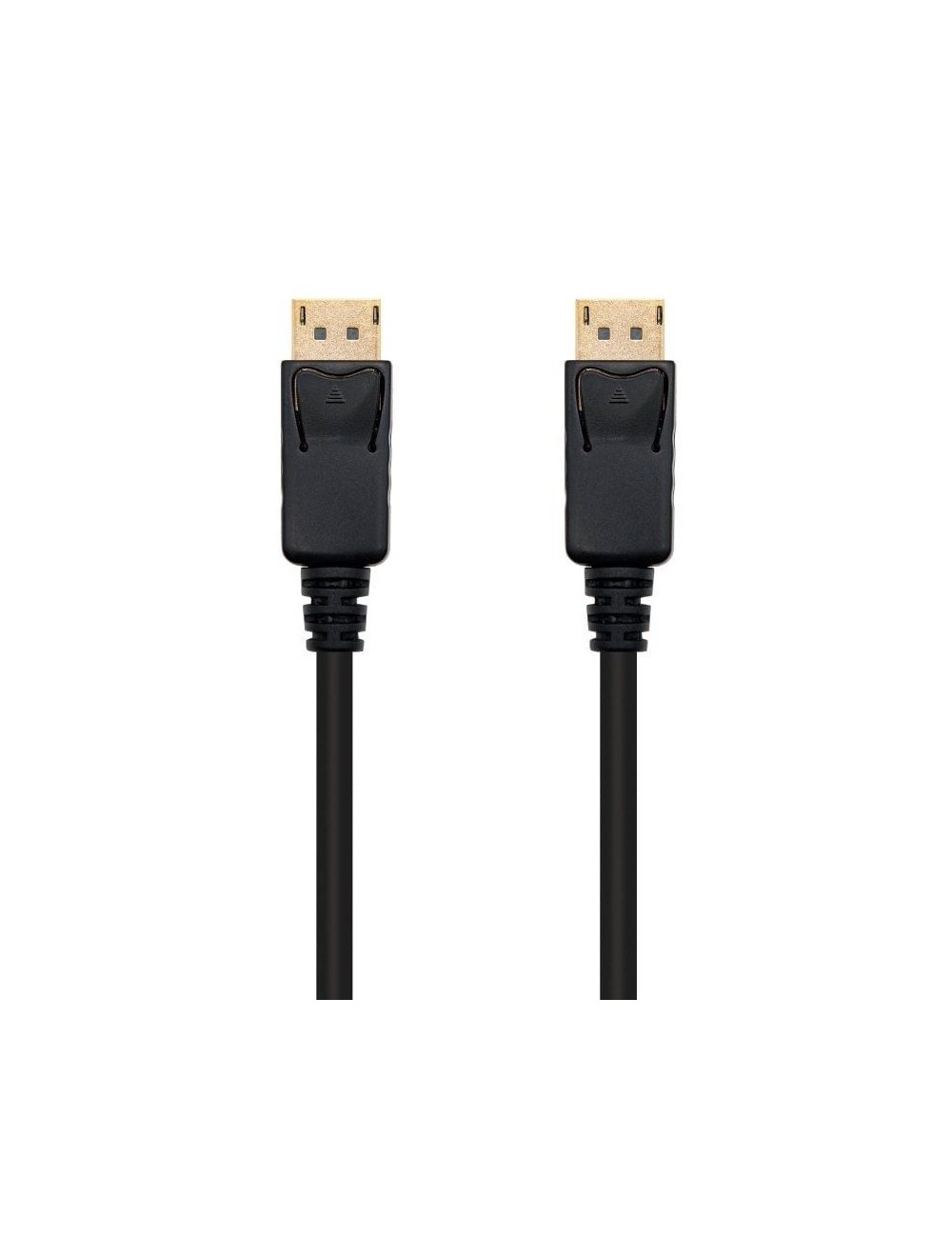 Cable DisplayPort 1.2 4K Nanocable 10.15.2300/ DisplayPort Macho - DisplayPort Macho/ 50cm/ Negro