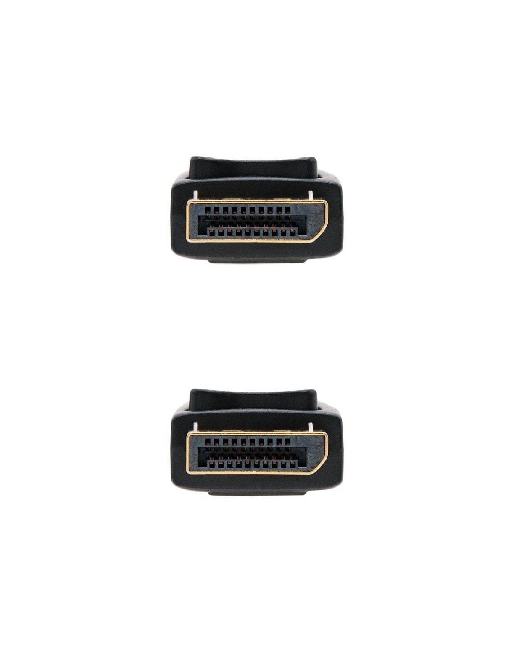 Cable DisplayPort 1.2 4K Nanocable 10.15.2300/ DisplayPort Macho - DisplayPort Macho/ 50cm/ Negro