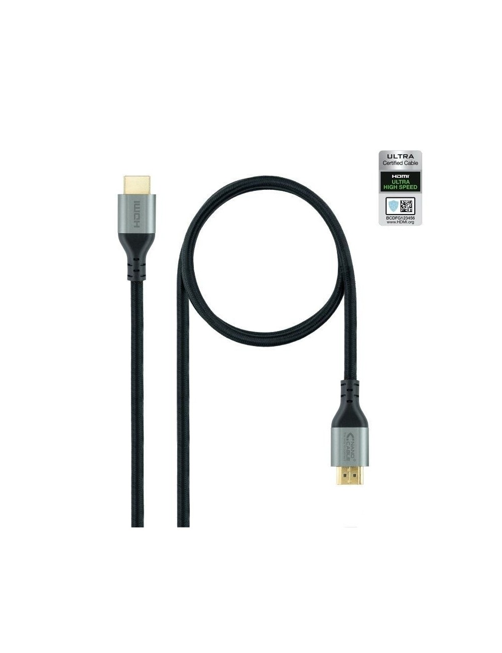CABLE HDMI NANOCABLE 8K - 2MTS - CERTIFICAT - NEGRE ( 10.15.8102 )