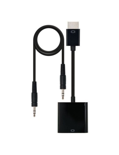 ADAPTADOR HDMI A SVGA+ADUDIO NANOCABLE(10.16.2001-BK)