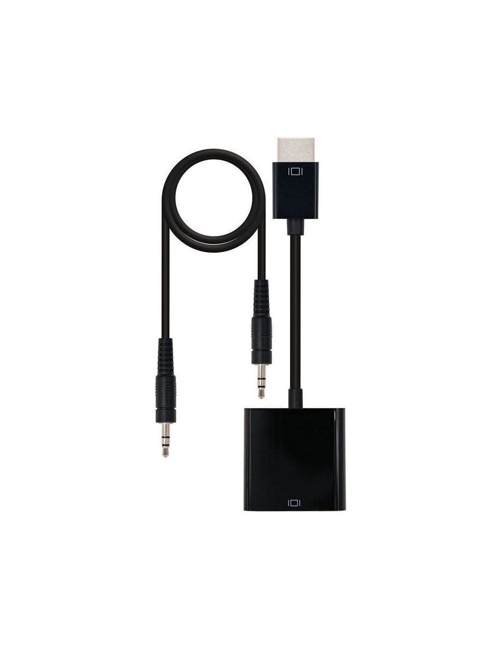 ADAPTADOR HDMI A SVGA+ADUDIO NANOCABLE(10.16.2001-BK)
