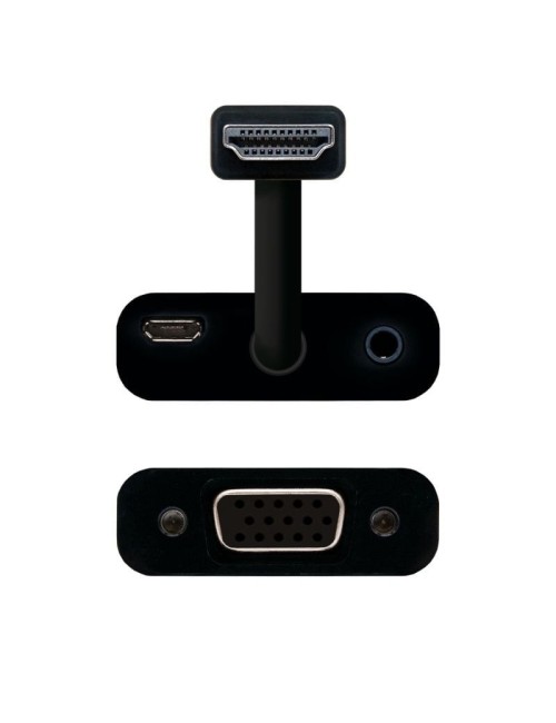 ADAPTADOR HDMI A SVGA+ADUDIO NANOCABLE(10.16.2001-BK)