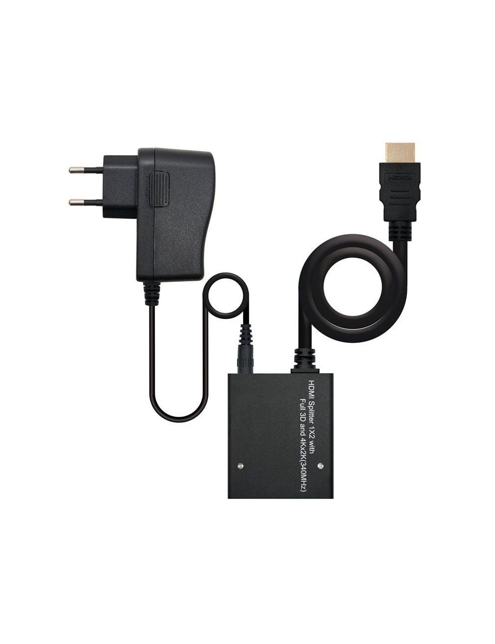 Duplicador HDMI Nanocable 10.25.3502/ HDMI Macho - 2x HDMI Hembra