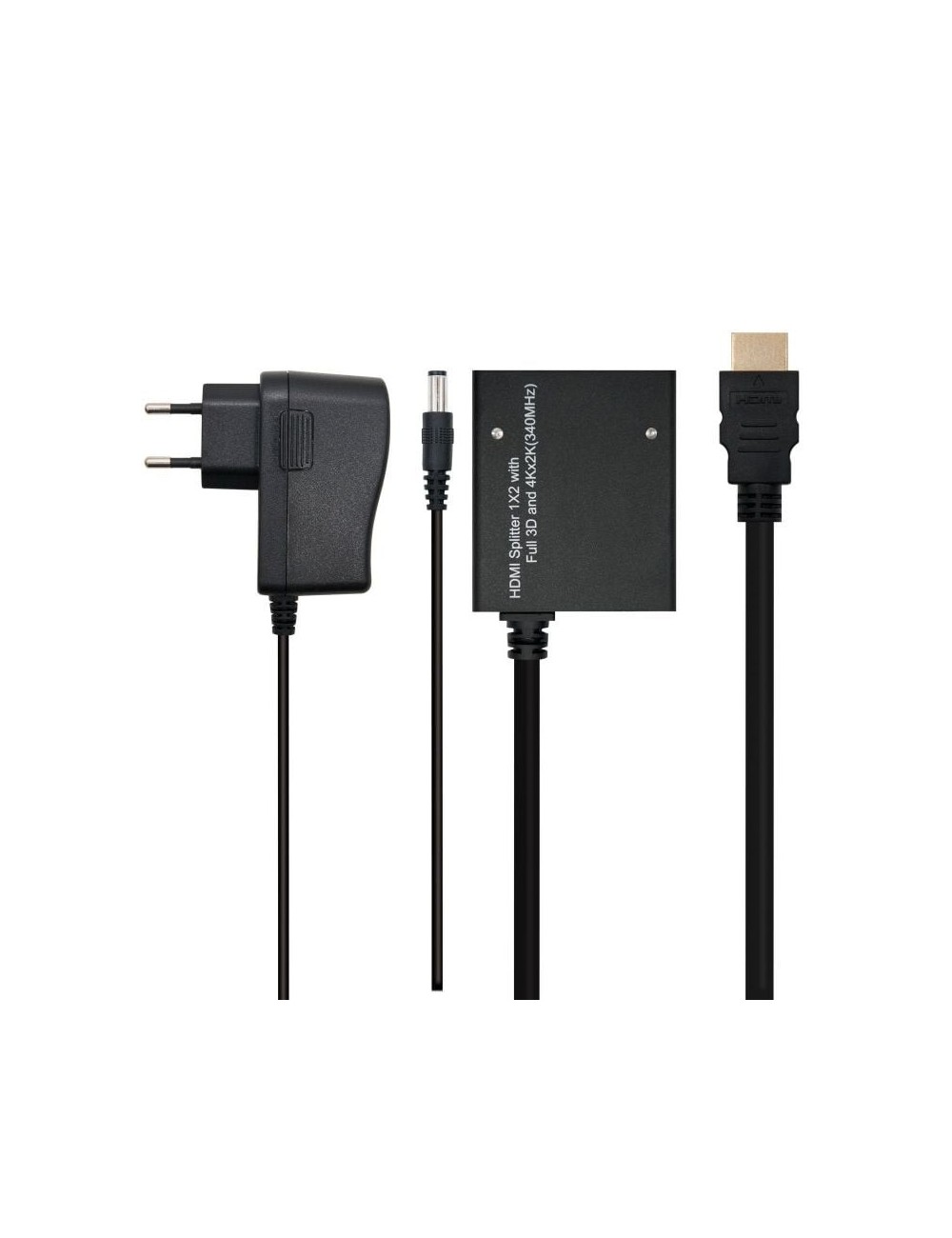Duplicador HDMI Nanocable 10.25.3502/ HDMI Macho - 2x HDMI Hembra
