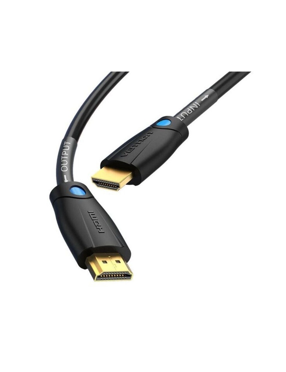Cable HDMI 2.0 4K Vention AAMBJ/ HDMI Macho - HDMI Macho/ 5m/ Negro