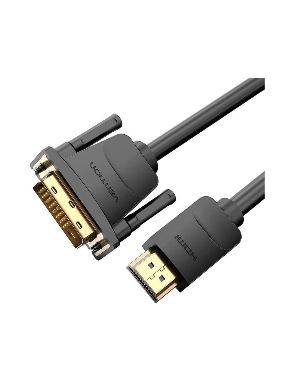 Cable Conversor Vention ABFBJ/ DVI-D Macho - HDMI Macho/ 5m/ Negro