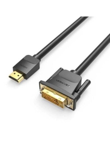 Cable Conversor Vention ABFBJ/ DVI-D Macho - HDMI Macho/ 5m/ Negro