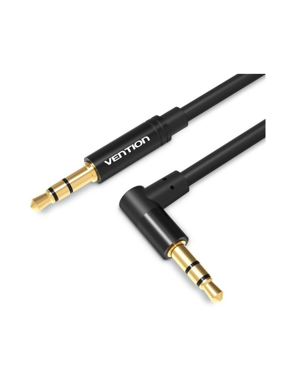 Cable Estéreo Vention BAKBF-T/ Jack 3.5 Macho - Jack 3.5 Macho/ 1m/ Negro