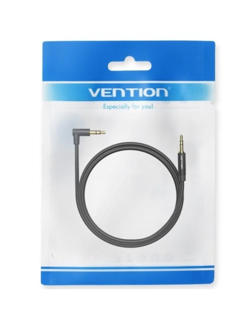 Cable Estéreo Vention BAKBF-T/ Jack 3.5 Macho - Jack 3.5 Macho/ 1m/ Negro