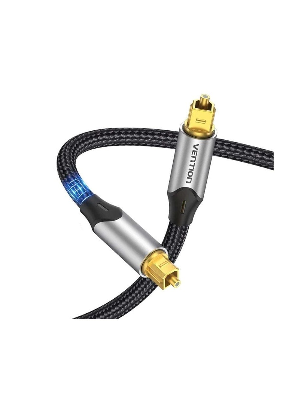 Cable de Audio de Fibra óptica Vention BAVHF/ 1m/ Gris