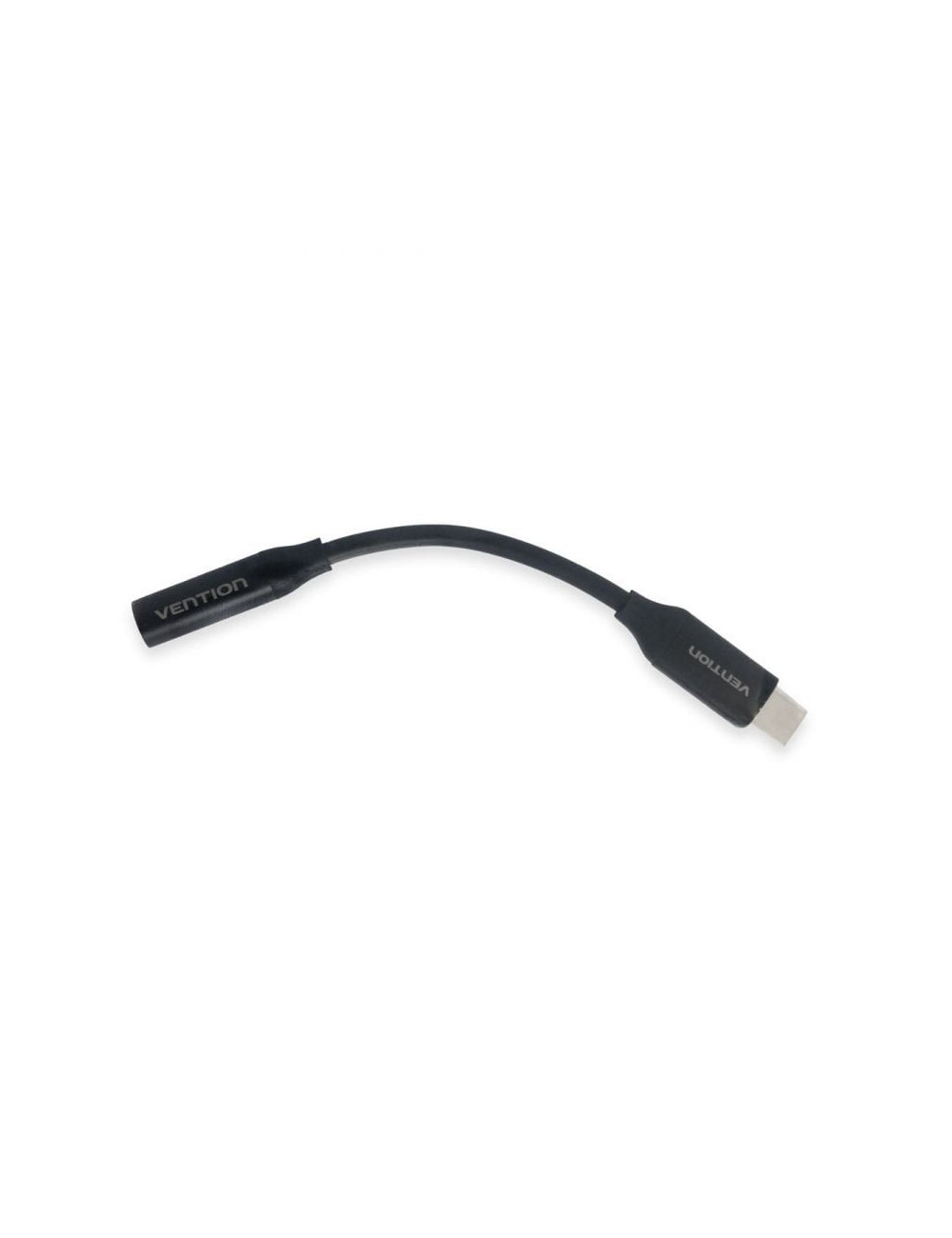 Conversor Vention BIHBA/ Jack 3.5 Hembra - USB Tipo-C Macho/ 10cm/ Negro