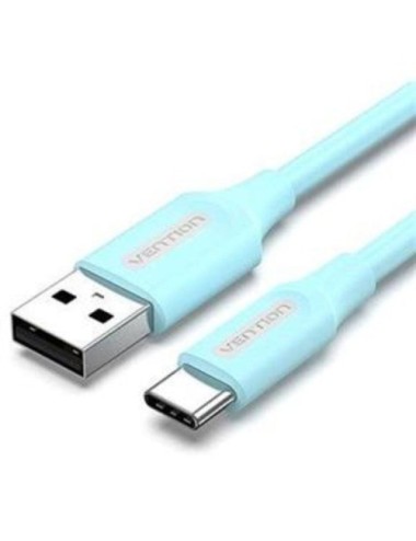 Cable USB 2.0 Tipo-C Vention COKSG/ USB Tipo-C Macho - USB Macho/ 480Mbps/ 1.5m/ Azul
