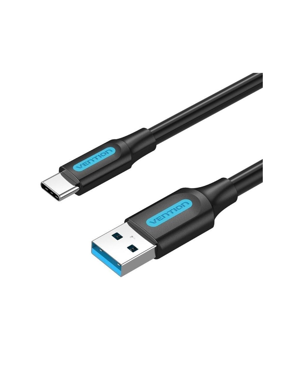 Cable USB 3.0 Tipo-C Vention COZBF/ USB Macho - USB Tipo-C Macho/ 5Gbps/ 1m/ Negro