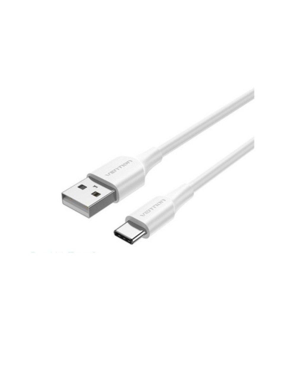 Cable USB 2.0 Tipo-C Vention CTHWG/ USB Tipo-C Macho - USB Macho/ 480Mbps/ 1.5m/ Blanco