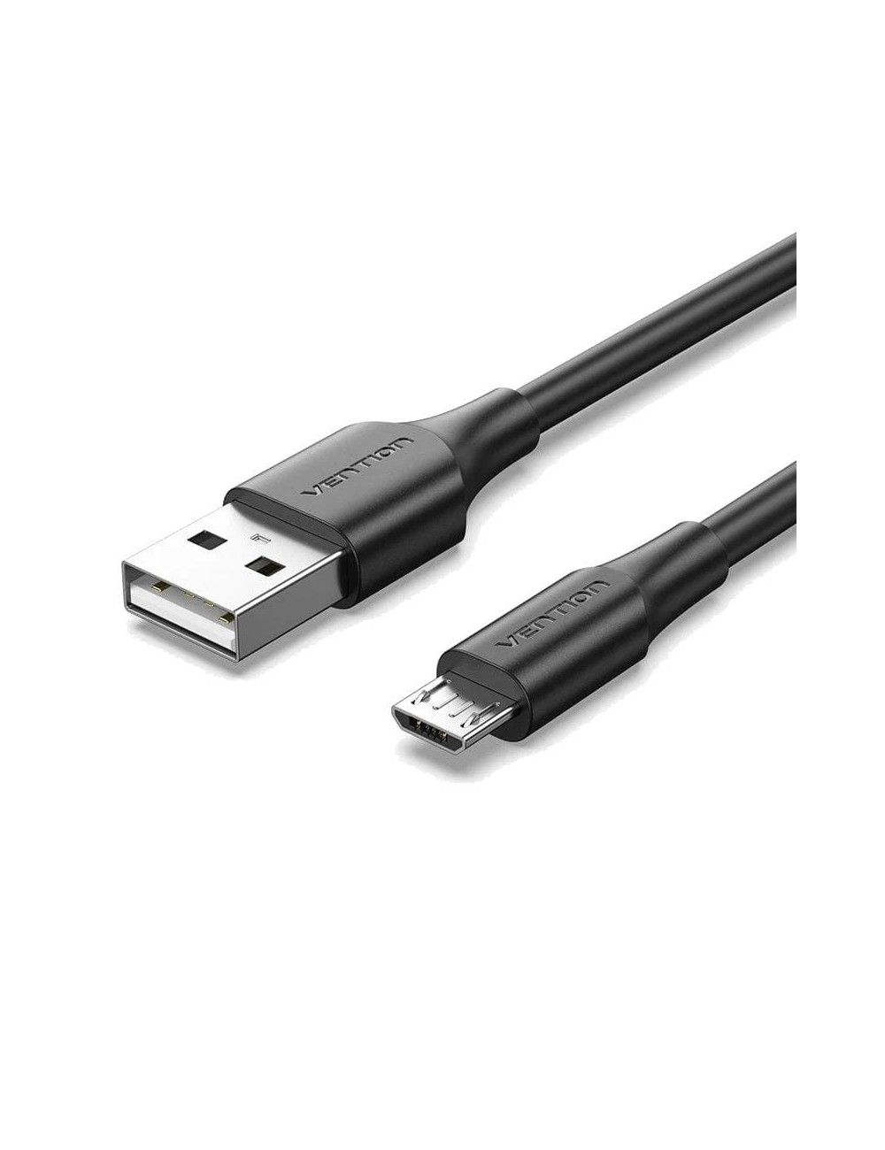 Cable USB 2.0 Vention CTIBF/ USB Macho - MicroUSB Macho/ 480Mbps/ 1m/ Negro