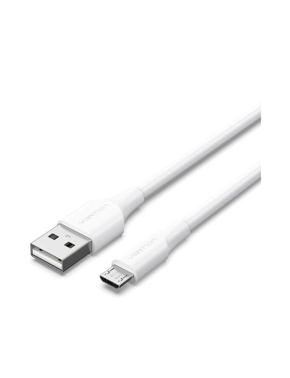 Cable USB 2.0 Vention CTIWH/ USB Macho - MicroUSB Macho/ 480Mbps/ 2m/ Blanco