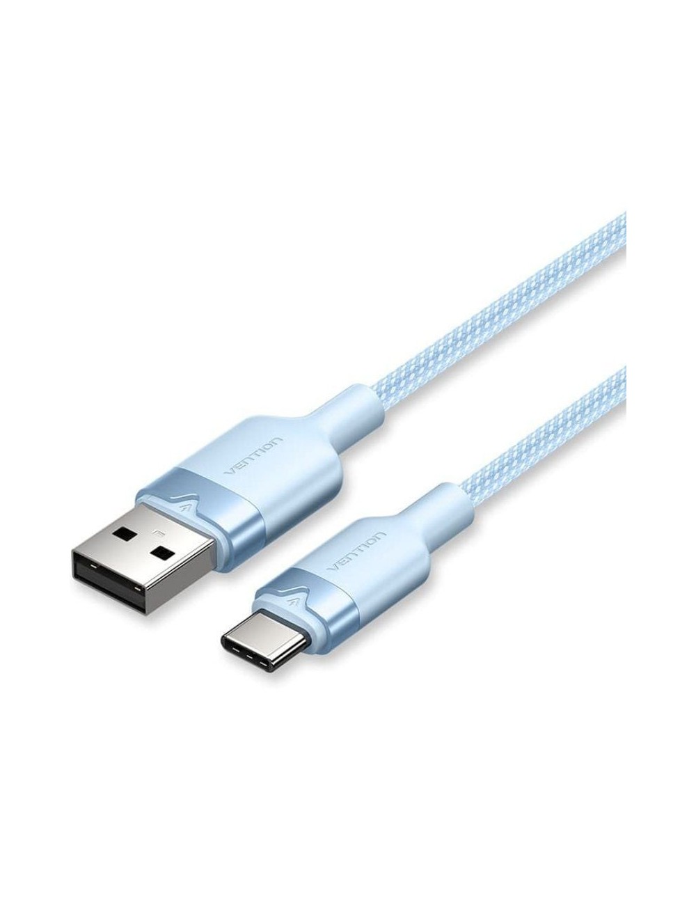 Cable USB 2.0 Tipo-C Vention CTNLF/ USB Tipo-C Macho - USB Macho/ Hasta 60W/ 480Mbps/ 1m/ Azul