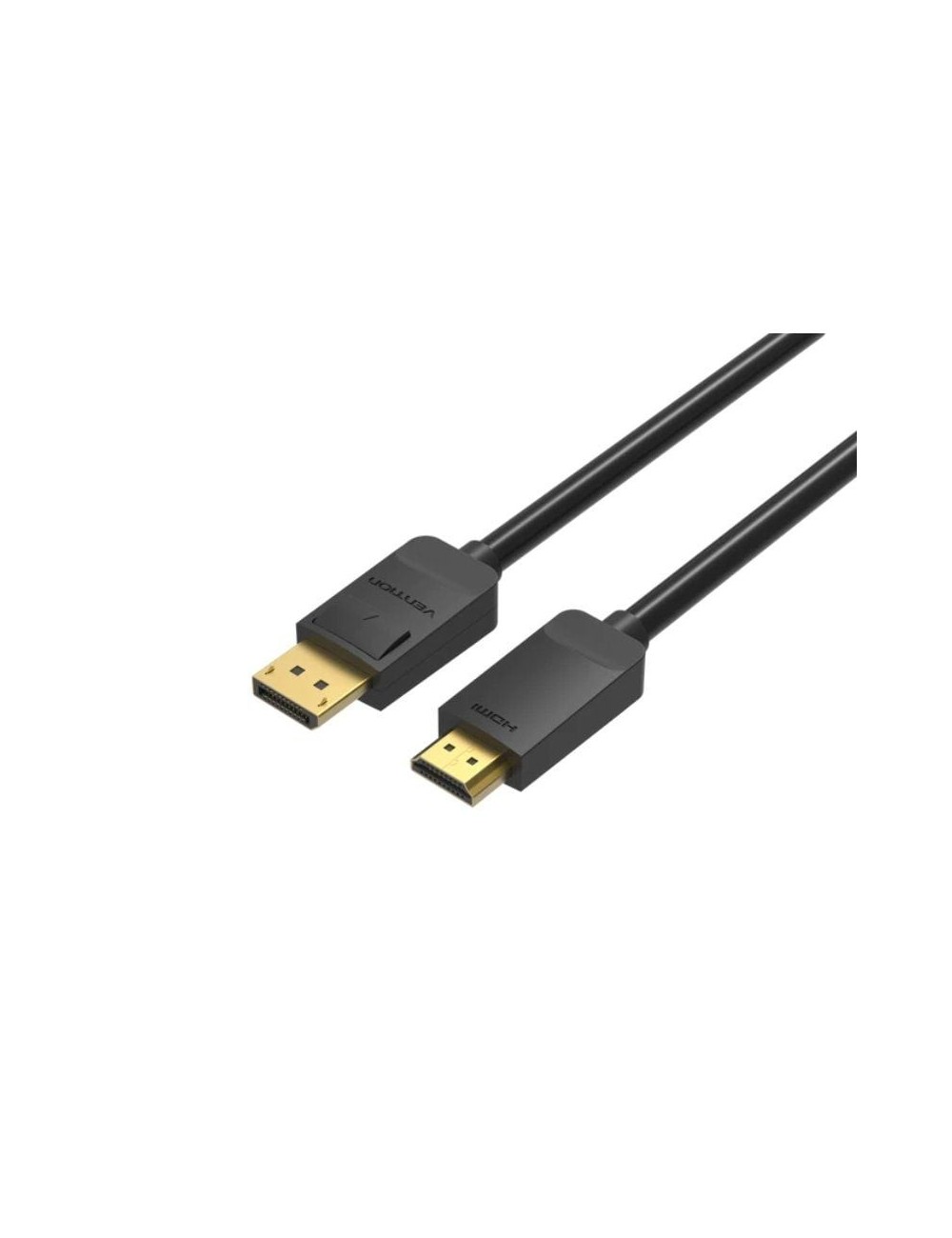 Cable Conversor Vention HADBG/ Displayport Macho - HDMI Macho/ 1.5m/ Negro