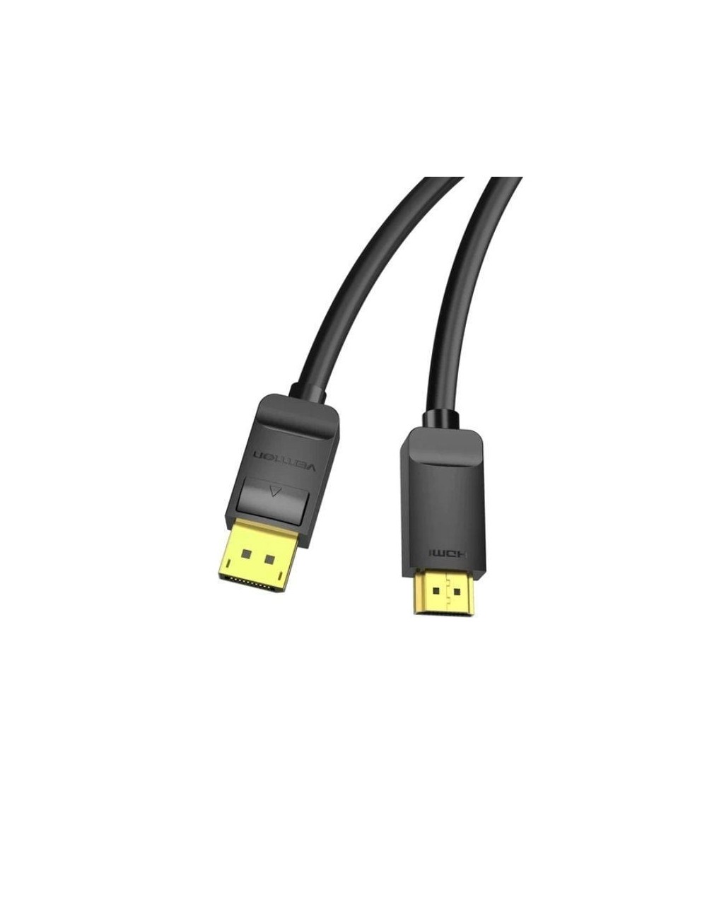 Cable Conversor Vention HADBG/ Displayport Macho - HDMI Macho/ 1.5m/ Negro