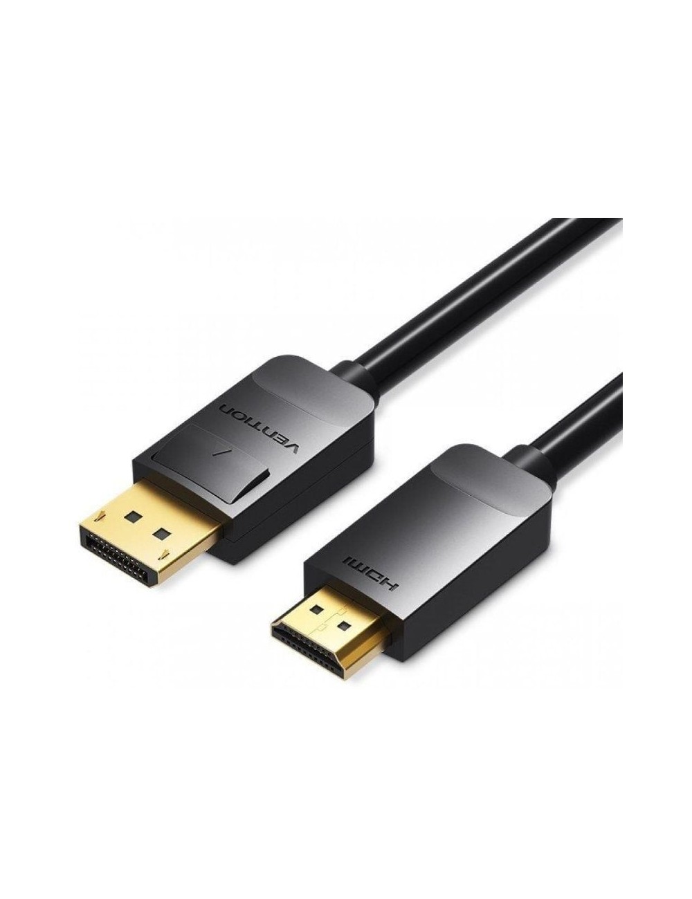 Cable Conversor Vention HADBI/ DisplayPort Macho - HDMI Macho/ 3m/ Negro