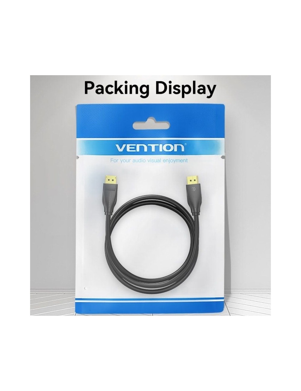 Cable DisplayPort 1.4 8K Vention HCDBG/ DisplayPort Macho - DisplayPort Macho/ 1.5m/ Negro