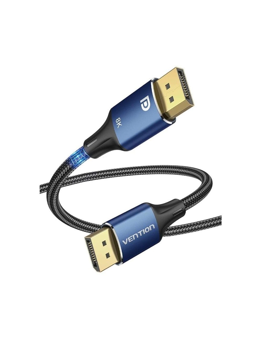 Cable DisplayPort 1.4 8K Vention HCELF/ DisplayPort Macho - DisplayPort 8K Macho/ 1m/ Azul