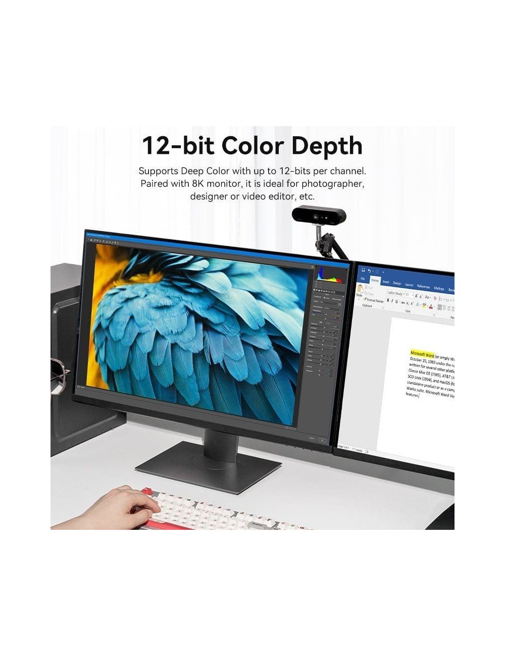 Cable Conversor DisplayPort 1.4 8K Vention HCFLH/ DisplayPort Macho - Mini DisplayPort Macho/ 2m/ Negro y Azul