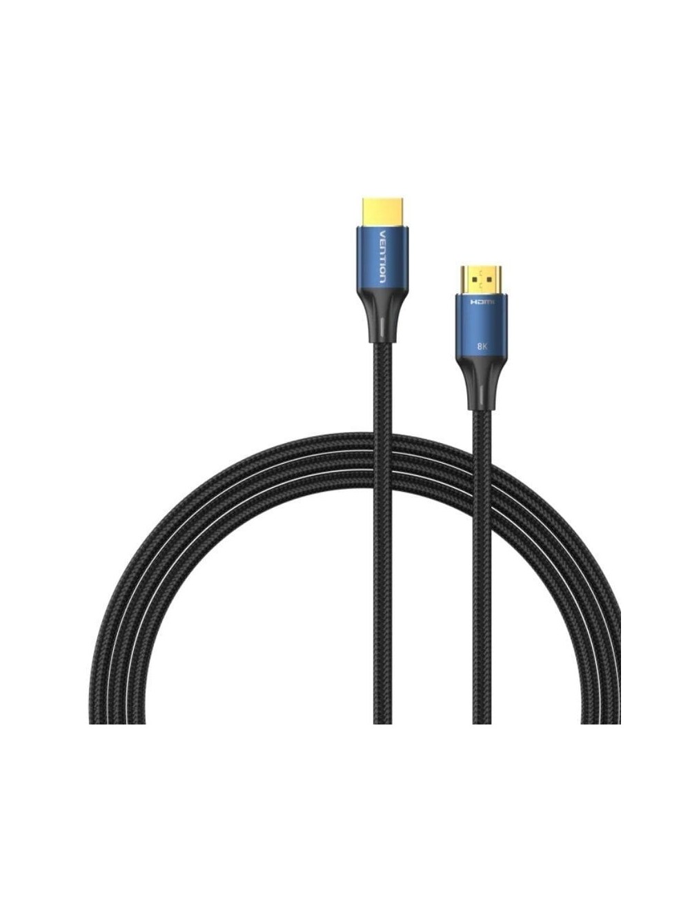 Cable HDMI 2.1 8K Vention ALGLJ/ HDMI Macho - HDMI Macho/ 5m/ Azul