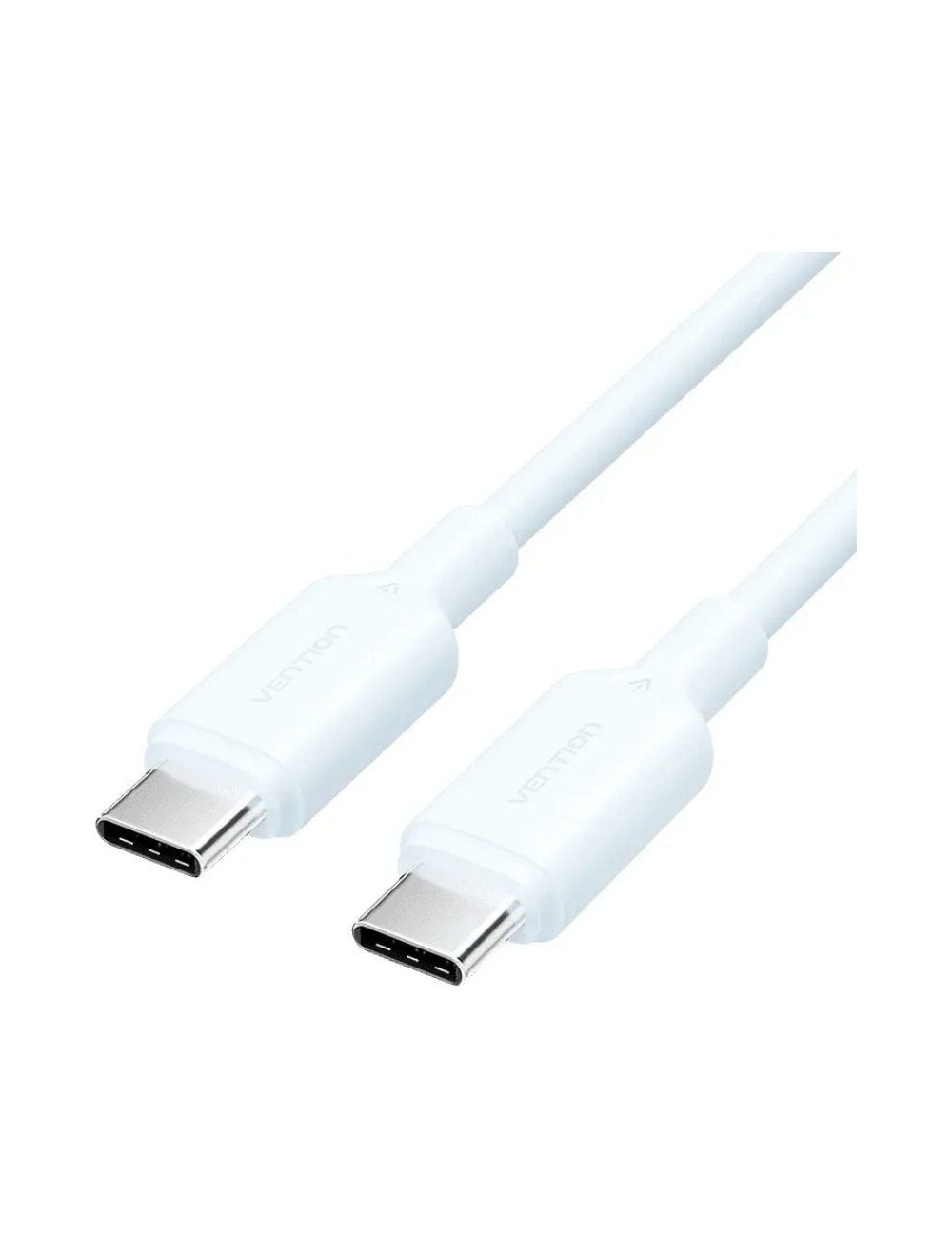 Cable USB 2.0 Tipo-C 3A Vention TRCSF/ USB Tipo-C Macho - USB Tipo-C Macho/ Hasta 60W/ 480Mbps/ 1m/ Azul
