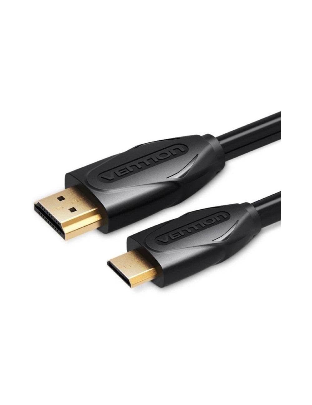 Cable HDMI Vention VAA-D02-B150/ HDMI Macho - Mini HDMI Macho/ 1.5m/ Negro