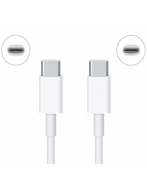 Cable USB 2.0 Tipo C Xiaomi SJV4108GL/ USB Tipo-C Macho - USB Tipo-C Macho/ 1.5m/ Blanco