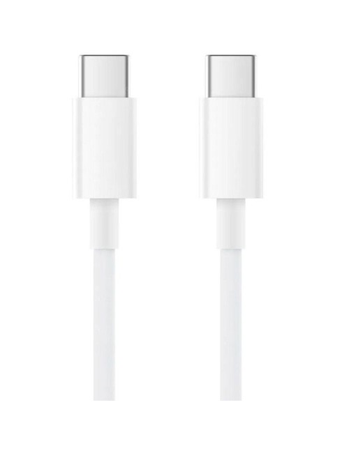 Cable USB 2.0 Tipo C Xiaomi SJV4108GL/ USB Tipo-C Macho - USB Tipo-C Macho/ 1.5m/ Blanco