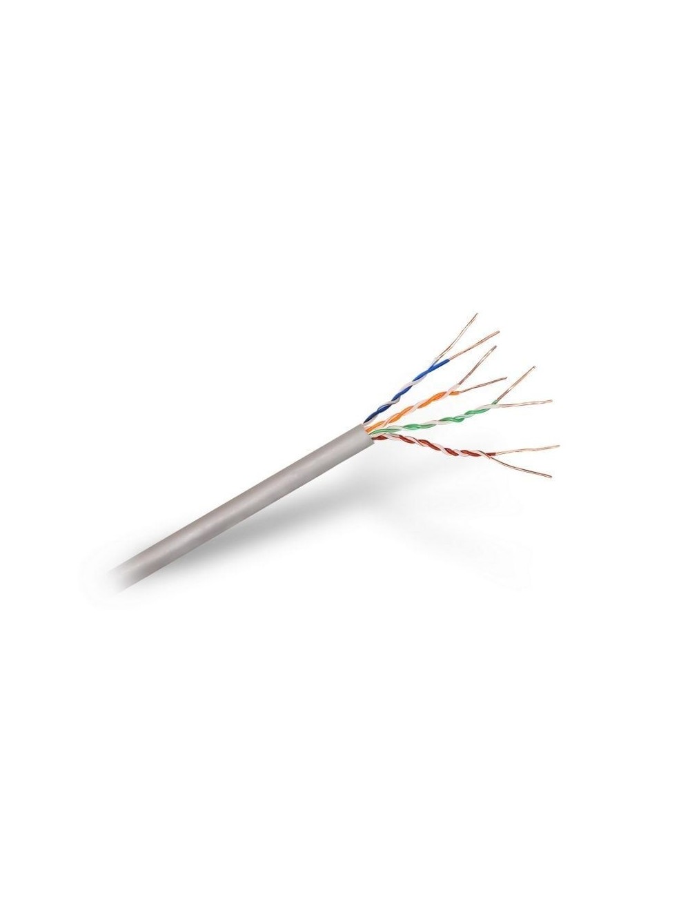 Bobina de Cable RJ45 UTP Aisens A133-0208 Cat.5e/ 100m/ Gris