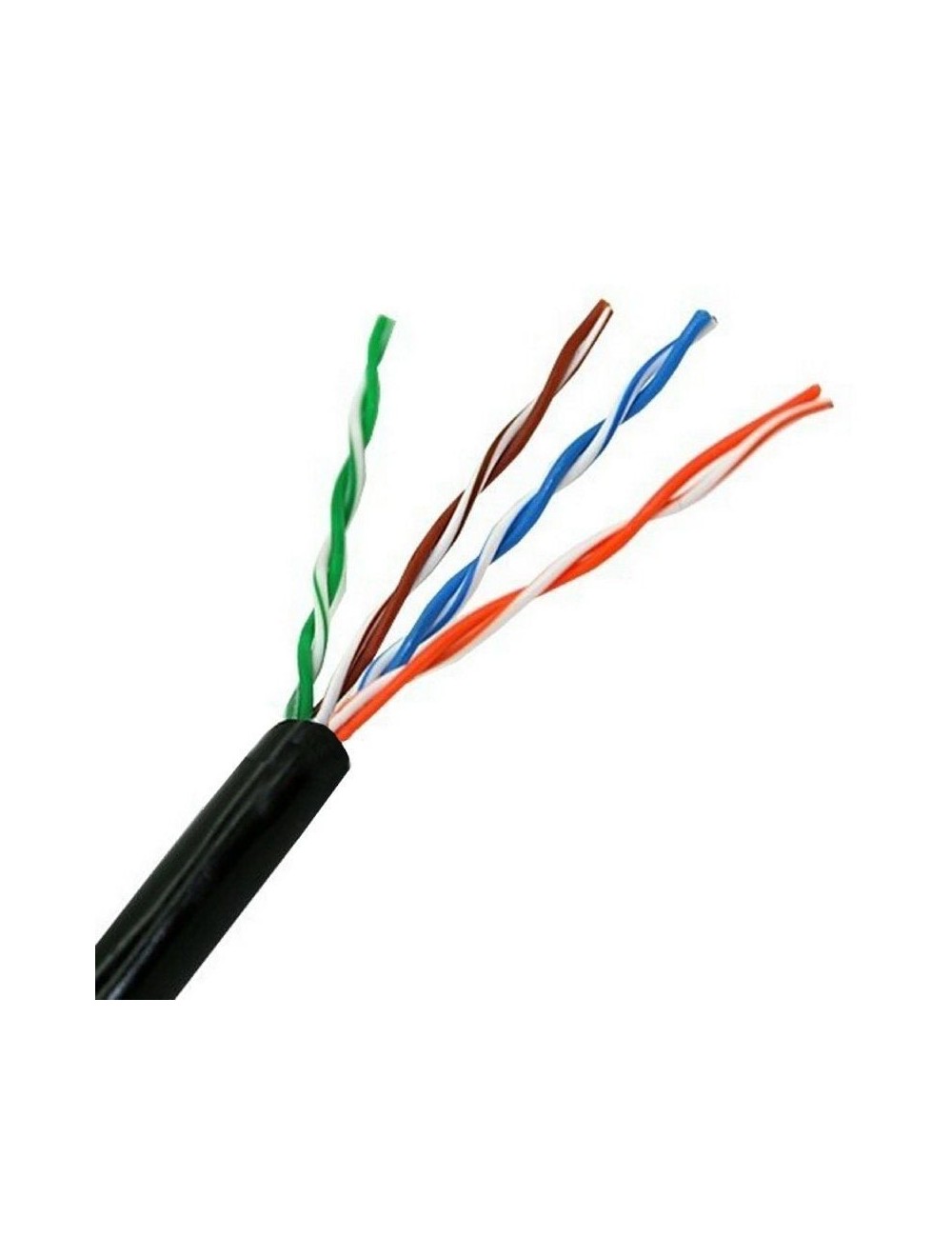 Bobina de Cable RJ45 para Exteriores UTP Aisens A133-0213 Cat.5e/ 305m/ Impermeable/ Negro