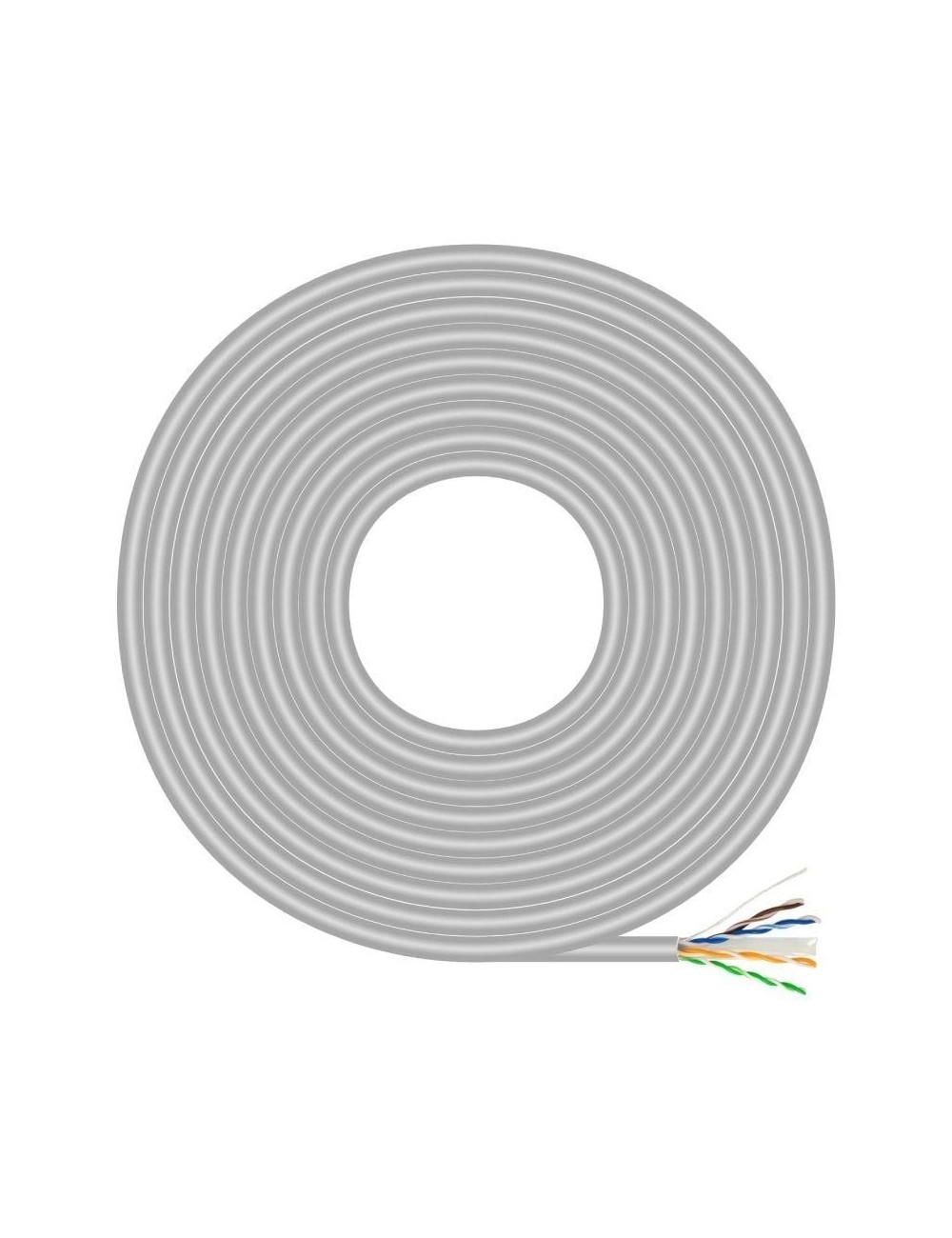 Bobina de Cable RJ45 AWG23 UTP Aisens A135-0750 Cat.6/ 305m/ Gris