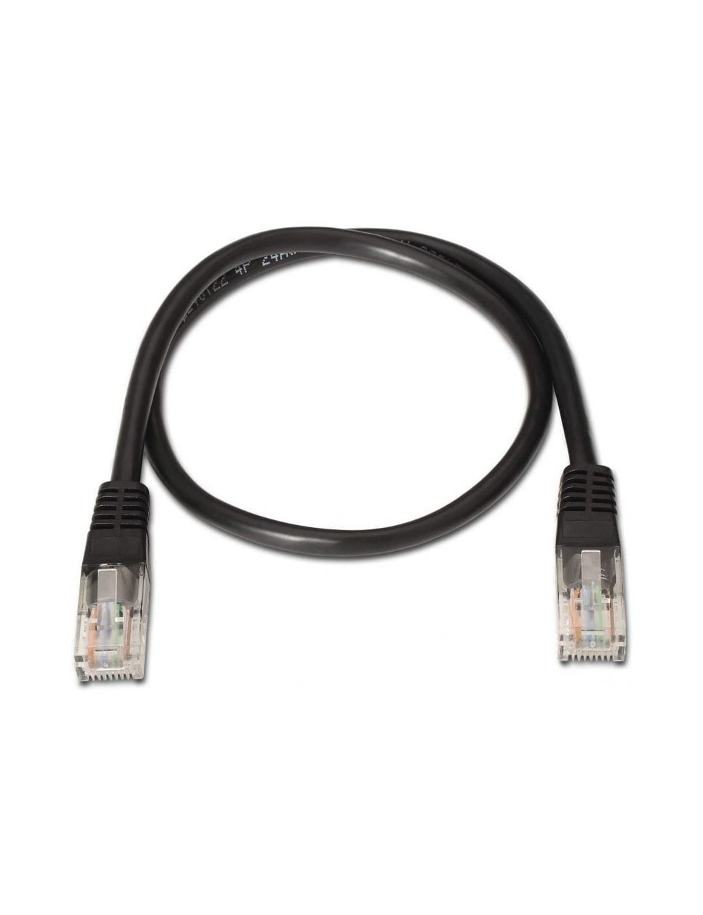 Cable de Red RJ45 UTP Aisens A135-0258/ Cat.6/ 1m/ Negro