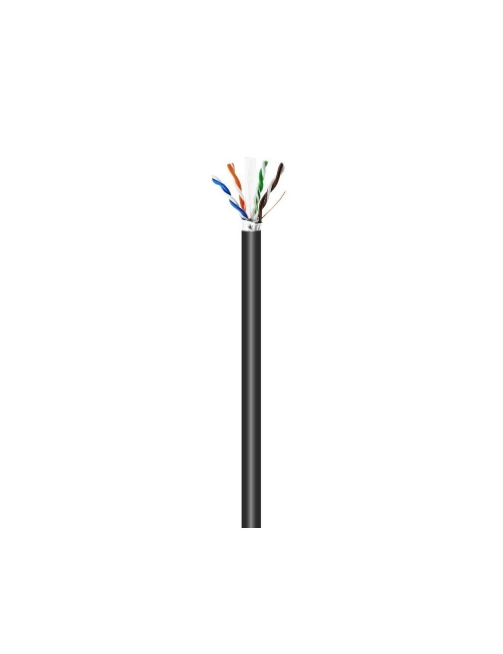 Bobina de Cable RJ45 para Exteriores FTP AWG24 Aisens A135-0674 Cat.6/ 305m/ Impermeable/ Negro