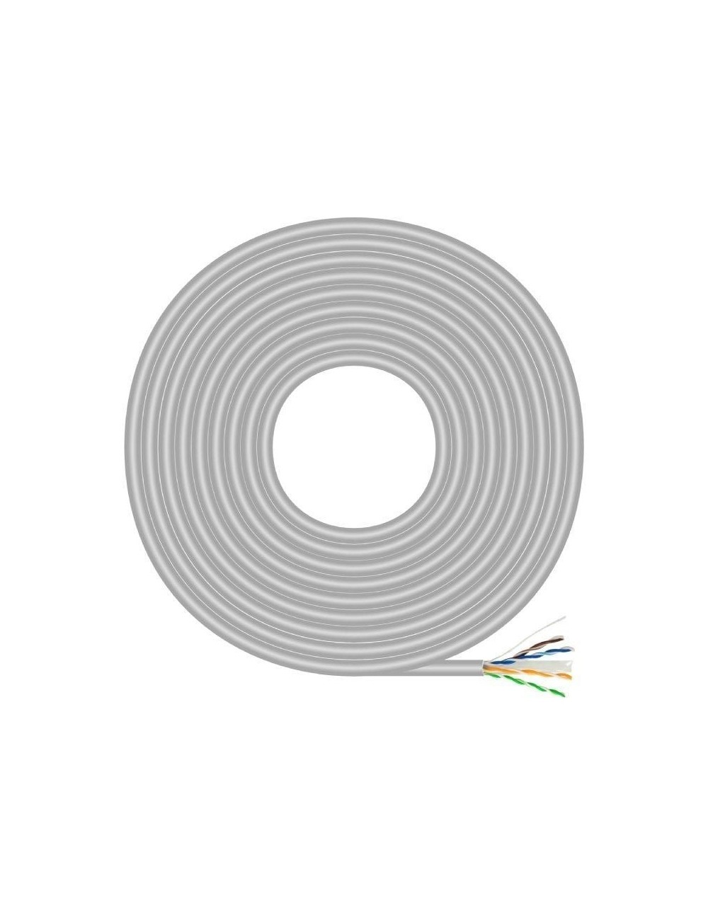 Bobina de Cable RJ45 UTP Aisens A135-0743 Cat.6/ 500m/ Gris