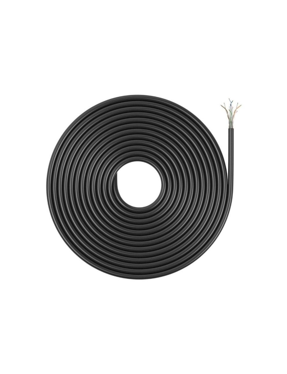 Bobina de Cable RJ45 para Exteriores UTP AWG23 Aisens A135-0751 Cat.6/ 305m/ Impermeable/ Negro