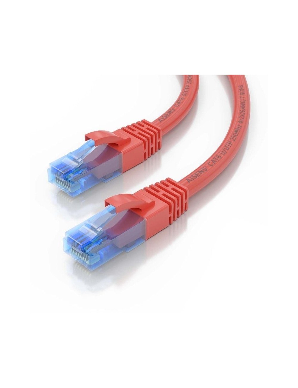 Cable de Red RJ45 AWG26 CCA UTP Aisens A135-0792 Cat.6/ 3m/ Rojo