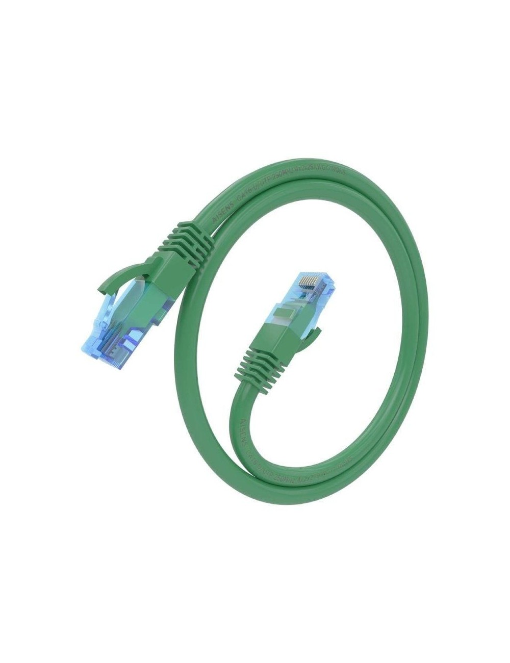 Cable de Red RJ45 AWG26 CCA UTP Aisens A135-0807 Cat.6/ 50cm/ Verde