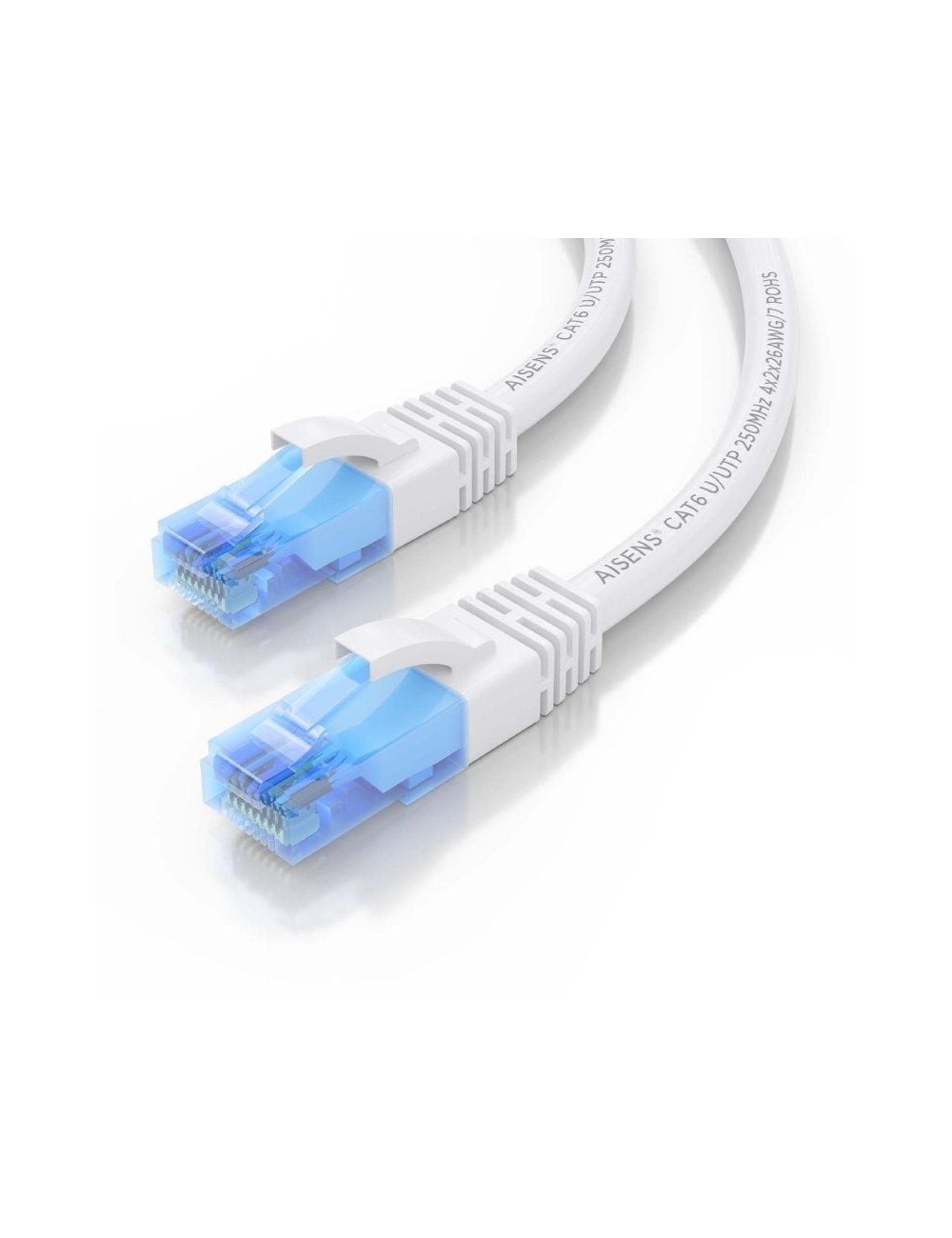 Cable de Red RJ45 AWG26 CCA UTP Aisens A135-0822 Cat.6/ 3m/ Blanco